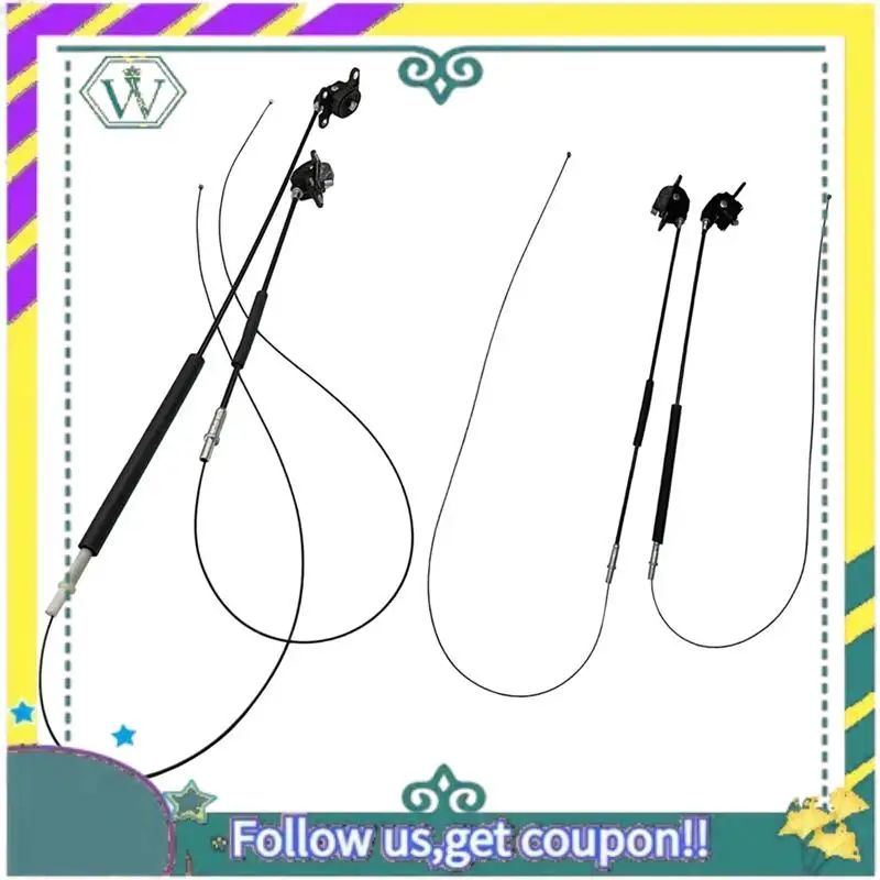 

Upgraded Car Left & Right Power Sliding Door Cable Kit Black ABS For Honda Odyssey 3.5L V6 2005-2010 72010-SHJ-A21, 72673-SHJ-A2