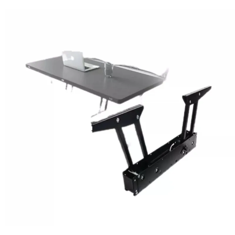 Multifunctional Smart Furniture Hardware Dual-Link Lift Stand for Dining Table Coffee Table 2-in-1 Lift Mechanism Lift Support