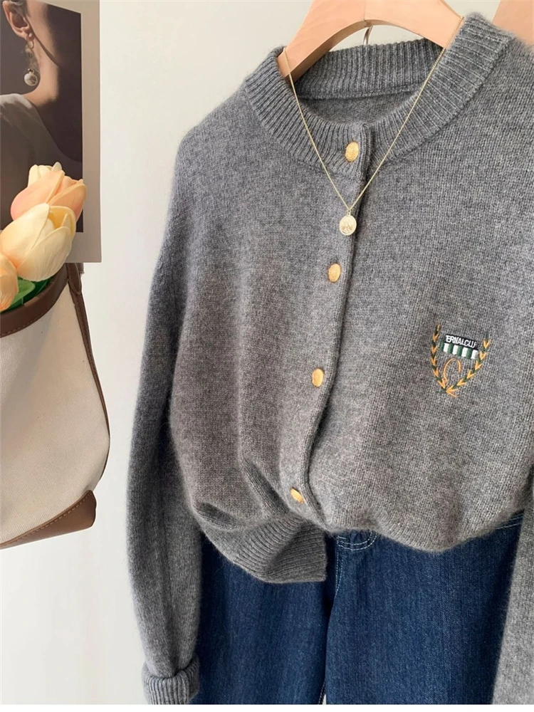 Winter Women Sweater Knitted Cardigan Oversize Girls Sweater Woman Cashmere Pullover Tops Long Sleeve Maxi Vintage Y2k Thick