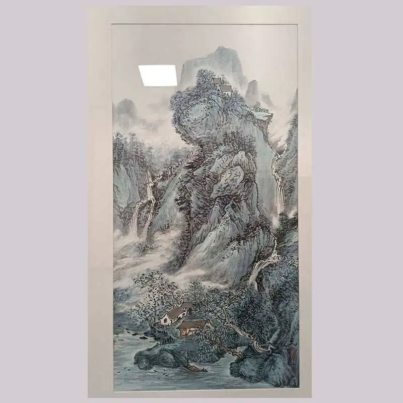Hand-painted Chinese painting Ink Yuanzhai Tao Wenyuan, landscape painting, home design club