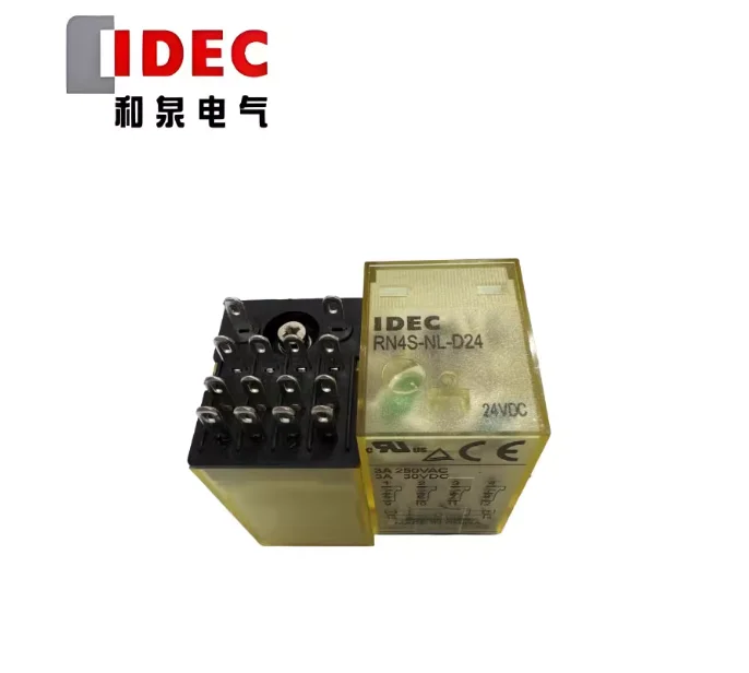 IDEC original genuine Hequan intermediate relay RN4S-NL-D24 small 14 pin relay 3A four open four closed