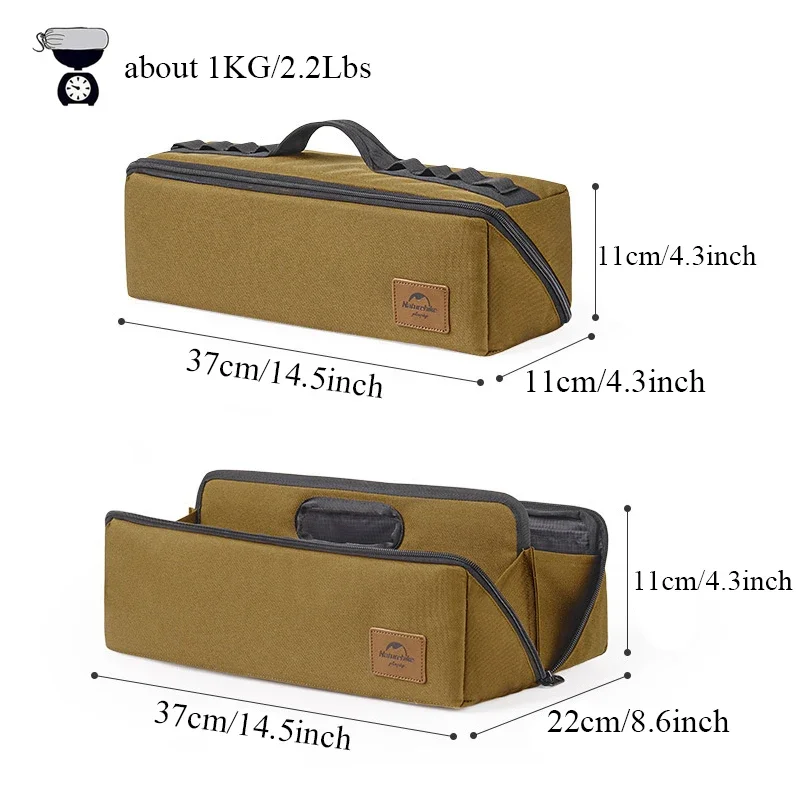 Naturehike Camping Storage Bag Outdoor Portable Accessory Organizer Multifunctional Folding Hikng Travel Tool Box Camping Bags