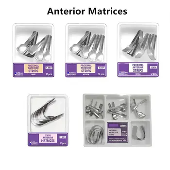 Proximal Anterior strip tooth section contoured matrices system Anterior matrix band ring wedges retainer twin Anterior Matrice