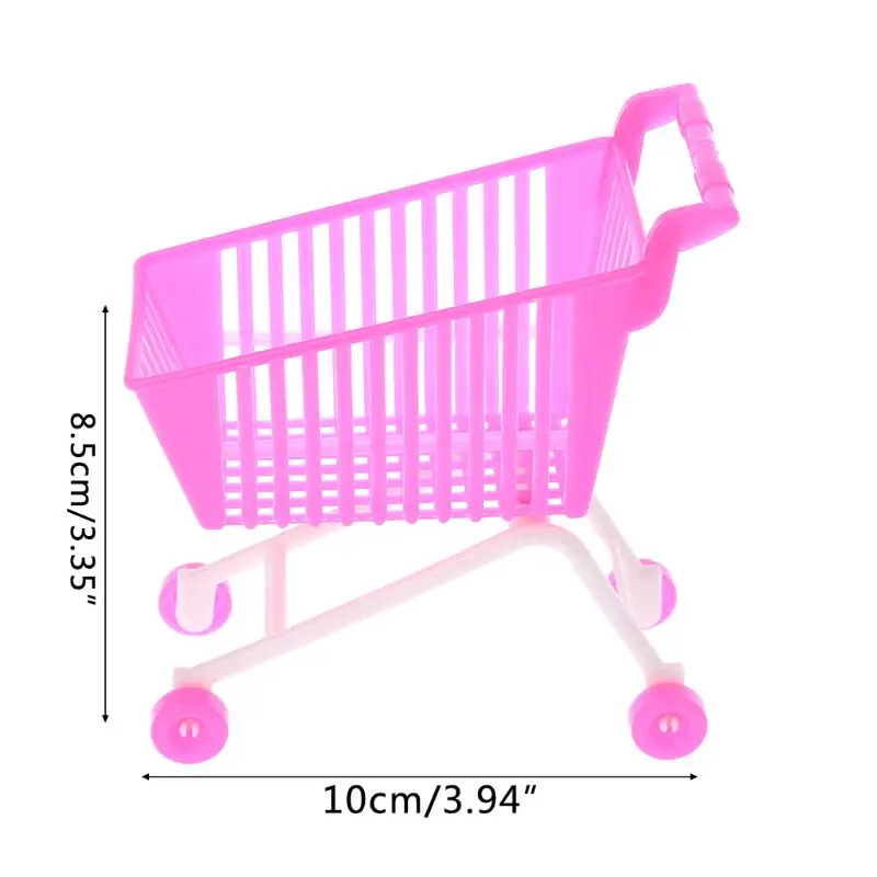 Cute Dollhouse Double Seat Stroller Toy Doll Accessories For Barbie Diy Kid Toy Gifts Pretend Playing House Game with Baby Doll