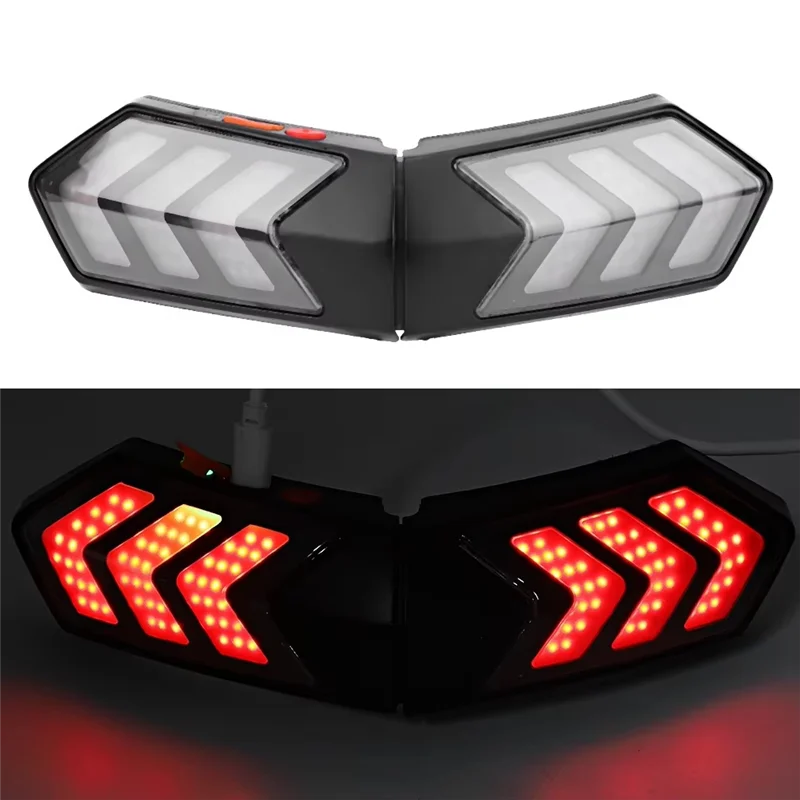 

Wireless Helmet Light Wireless Motorcycle Helmet LED Safety Light Brake Lightbar-AD39
