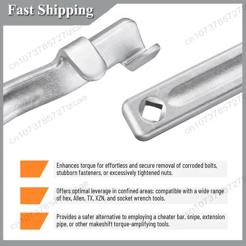 

-A99Z 2PCS Wrench Extender Tool Bar Wrench Extender Adaptor For 1/2 Inch Drive Breaker Bars / 21 Mm Hex Drive Tools
