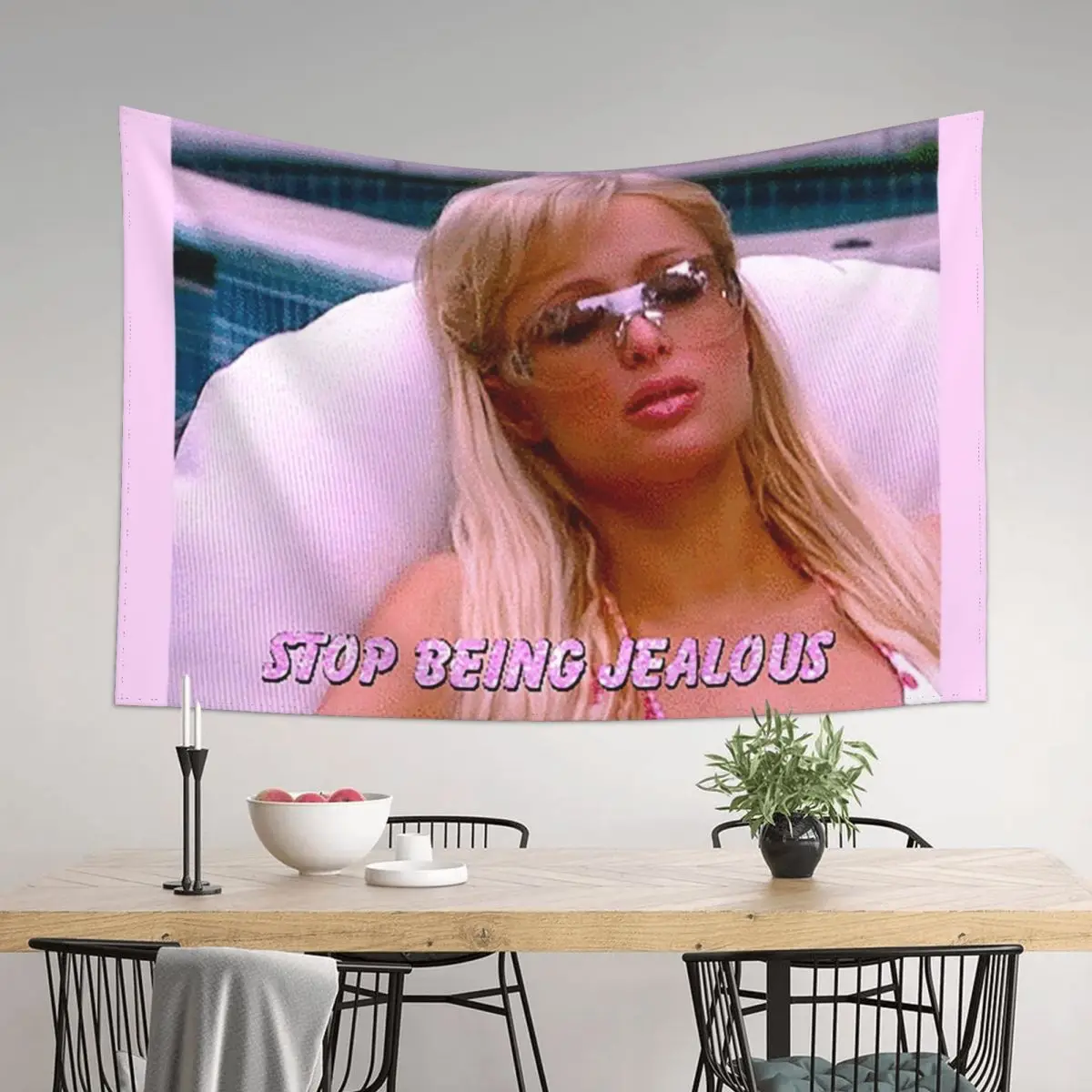 

stop being jealous Tapestry Tapete For The Wall Room Decorations Aesthetic Things To The Room Decorative Wall Tapestry