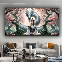 Forest Tree Dragon Woman Diamond Painting new Diy Cross Stitch Full Diamond Mosaic Embroidery Portrait For Home Decor