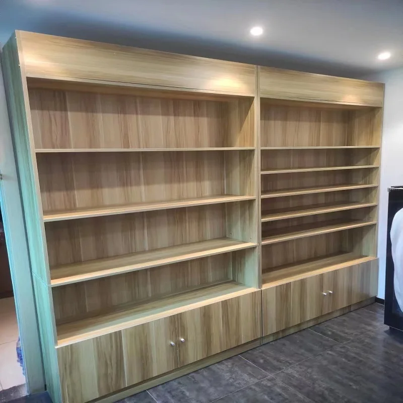 

Supermarket Back Commercial Wine Cabinet Specialty Container Display Cabinet Decoration