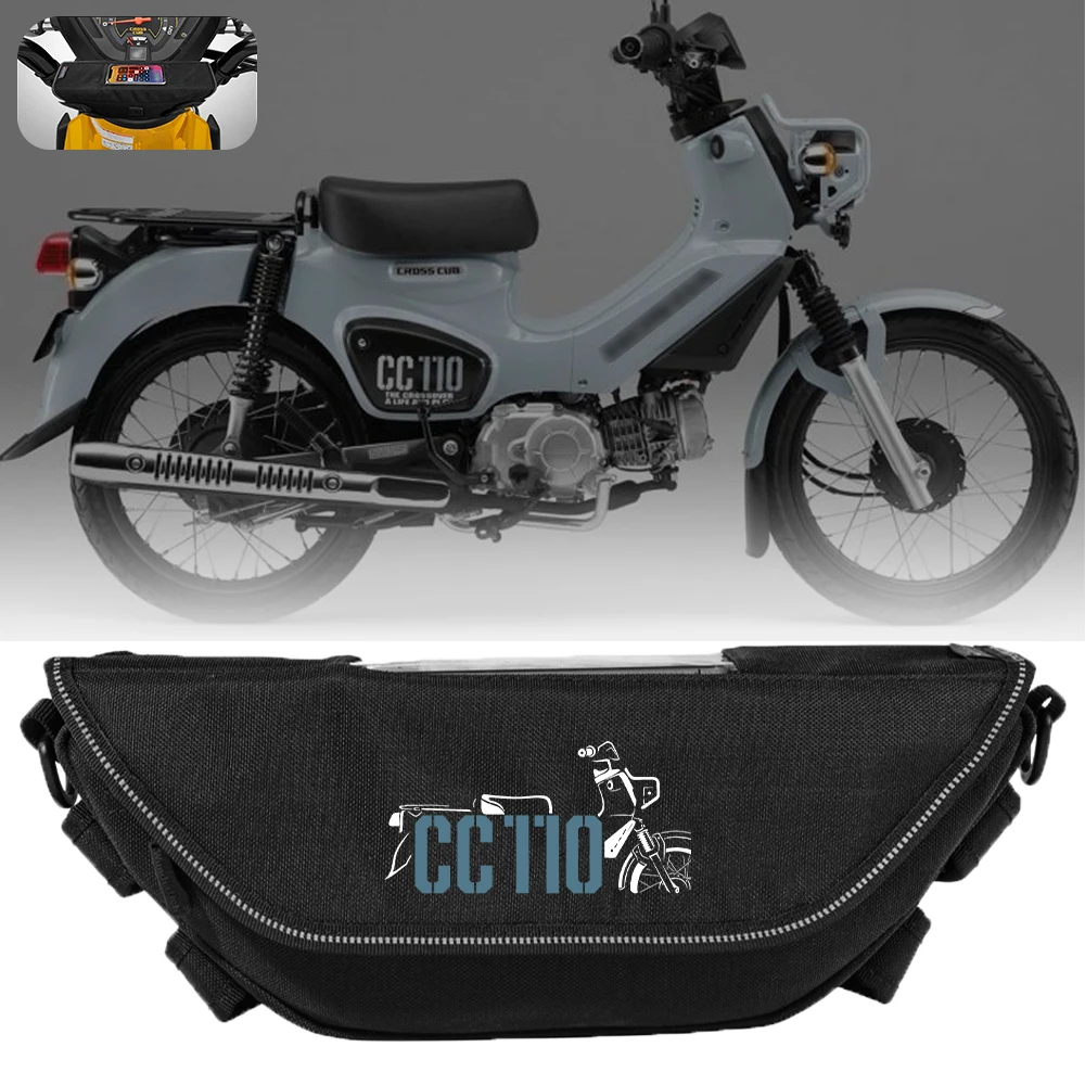 

Motorcycle accessory For HONDA CC110 cc 110 Waterproof And Dustproof Handlebar Storage Bag navigation bag