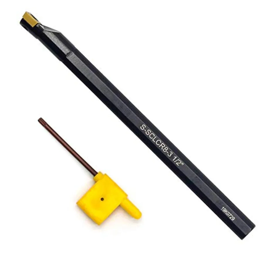 

/2" x 7" Right-Hand SCLCR Indexable Boring Bar with Carbide Insert CCMT09T304/CCMT32.5 - Piece