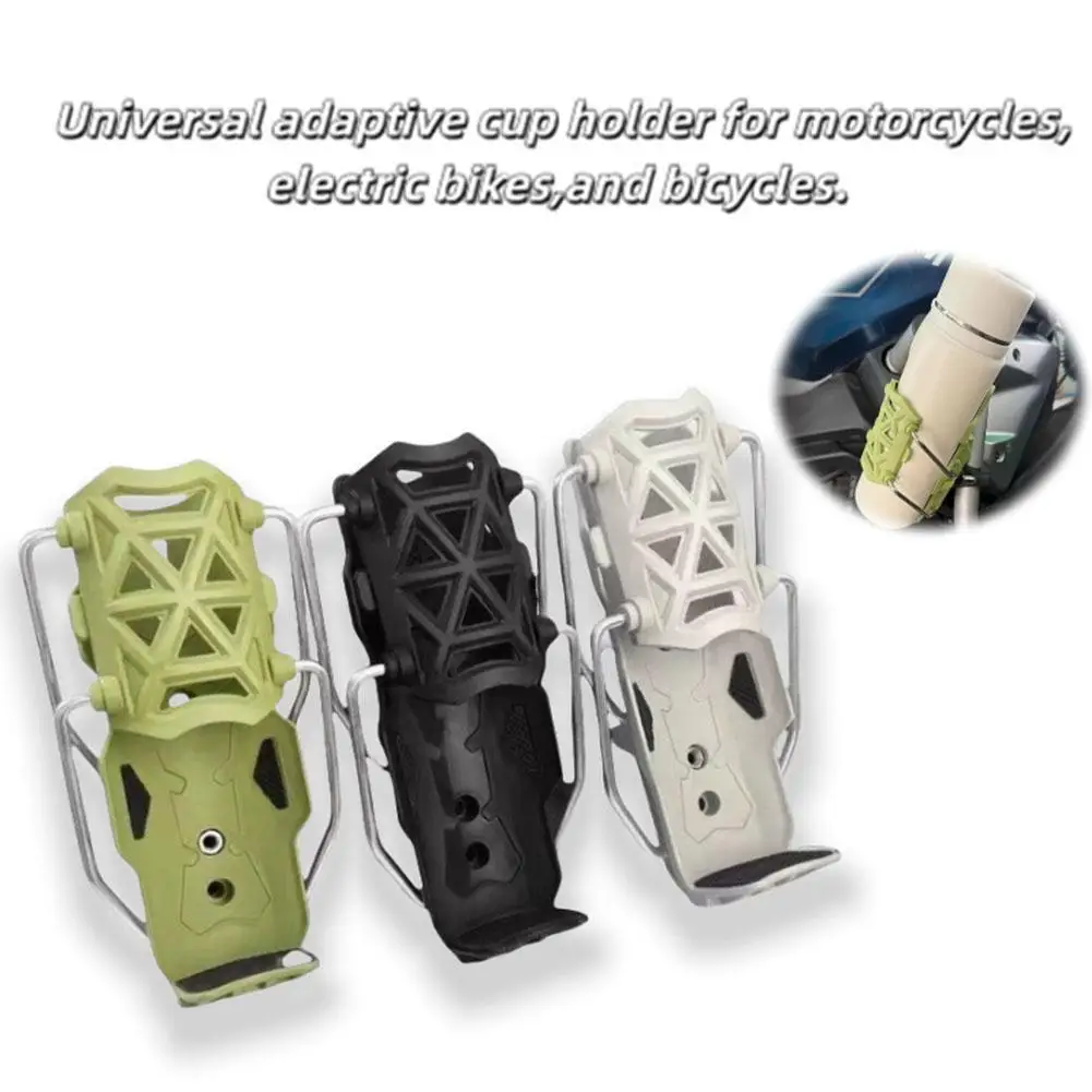 

Motorcycle Cup Holder Adjustable Handlebar Cup Cage Bottle Motorbike Drink Beverage Road Holder Cycling Cup Water Cage Z3I6