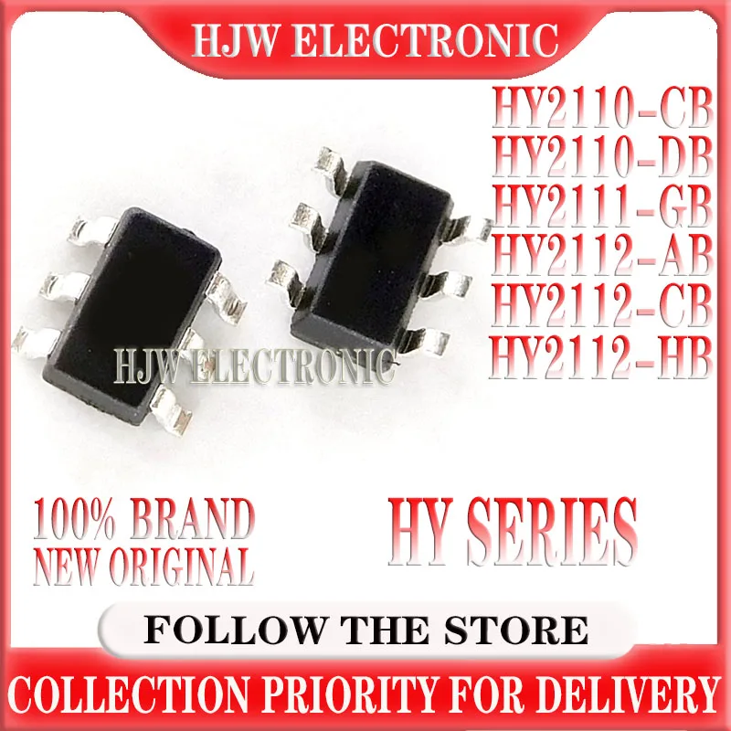 (10piece)100% New HY2110-CB HY2110-DB HY2111-GB HY2112-AB HY2112-CB HY2112-HB 10CB 10DB 11GB 12AB 12CB 12HB sot23-6