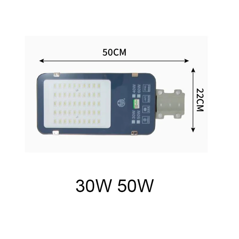 Farola LED 200W 300W 400W farola LED AC85-265V reflector para exteriores IP67 impermeable jardín carretera calle