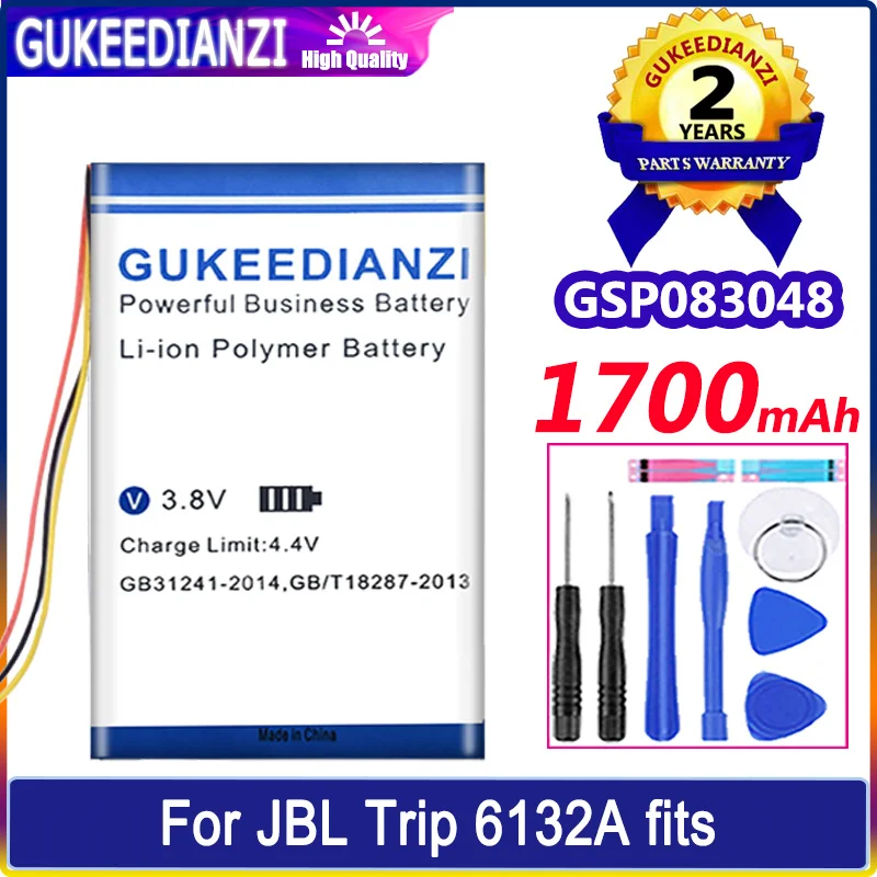 

GUKEEDIANZI Battery GSP083048 1700mAh For JBL Trip 6132A fits Bateria