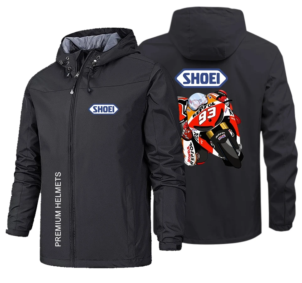 High quality autumn and winter hot selling SHOEI motorcycle racing car Marquez 93 motorcycle men\'s windproof and rainproof top h