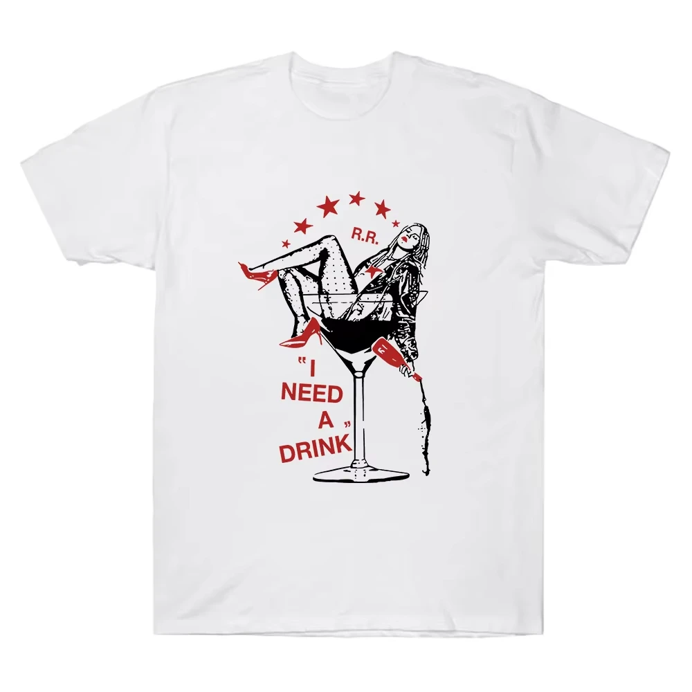 Reneé Rapp Date Back Tour T Shirts Harajuku Fashion Graphic Tee Men's Women High Quality Comfort T-shirts Retro Cotton Clothes