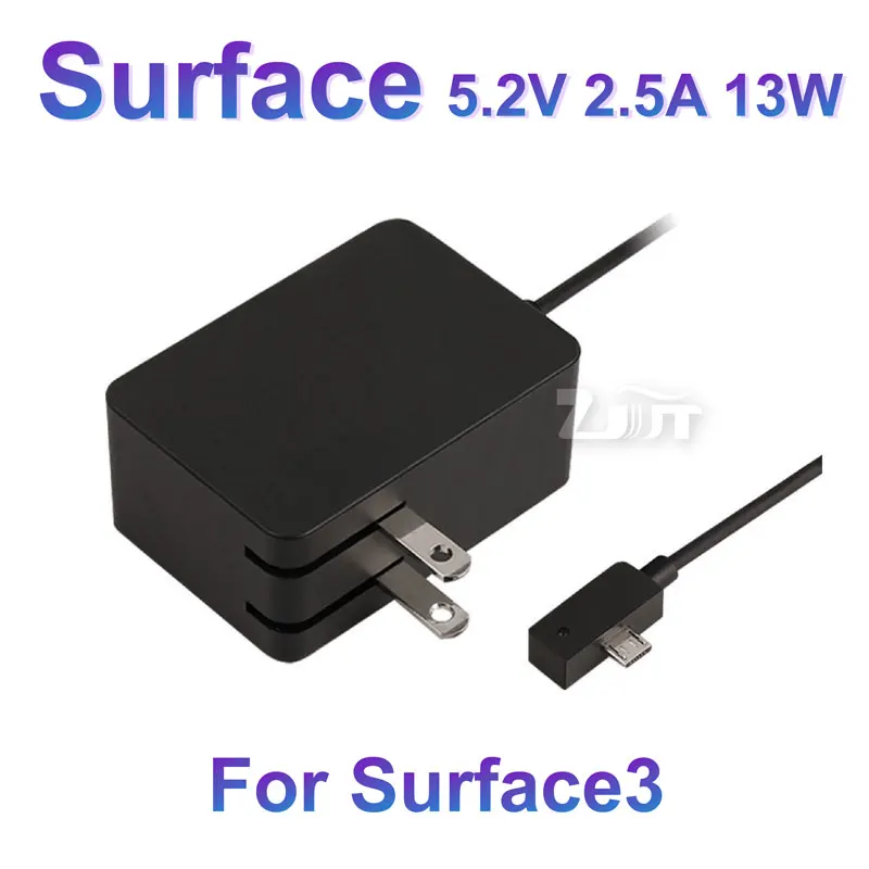 5.2 فولت 2.5A 13 واط لمايكروسوفت Surface3 التيار المتناوب محول الطاقة المحمول 1624 1645 شاحن أندرويد الفم