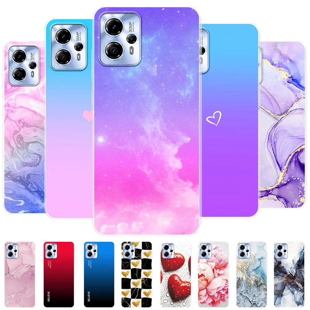 Funda de silicona suave para Motorola Moto G23, funda protectora transparente para Motorola Moto G13