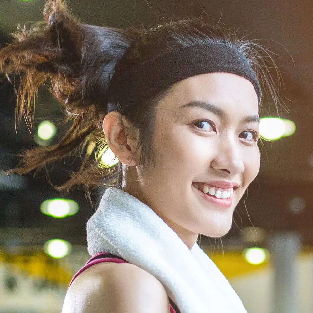 1PC Hair Accessories Fitness Yoga Headwear Elastic Yoga Hair Bands Solid Color Sports Headbands