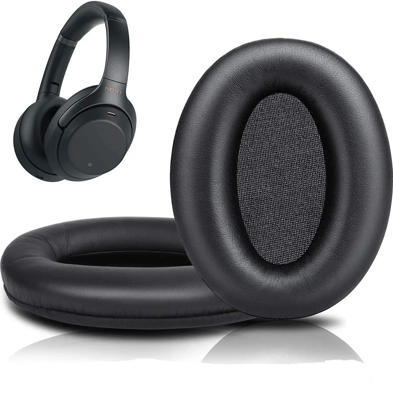 1 paire d'oreillettes de remplacement en mousse pour écouteurs Sony WH-1000XM3, protège-oreilles WH1000XM3 WH 1000 XM3, manchon pour écouteurs