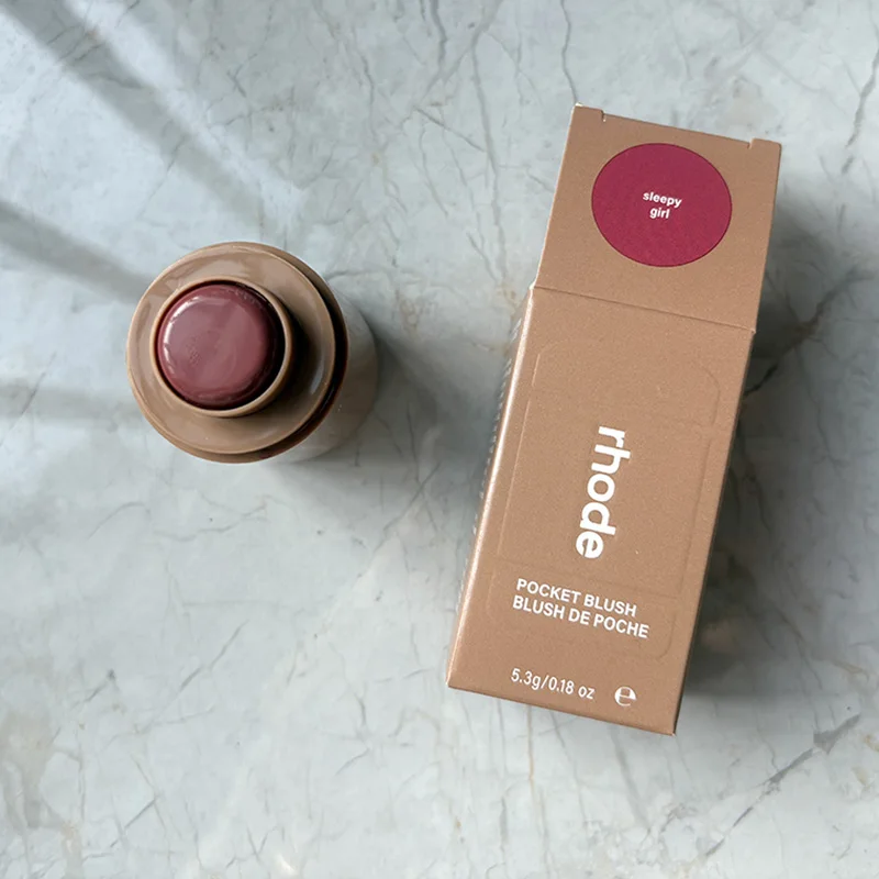 RHODE Skin Balm Jelly Bean Lip Gloss Piggy Juice Box Pocket Blush Stick Non-fading Waterproof Blusher Moisturizing Lipstick image 3