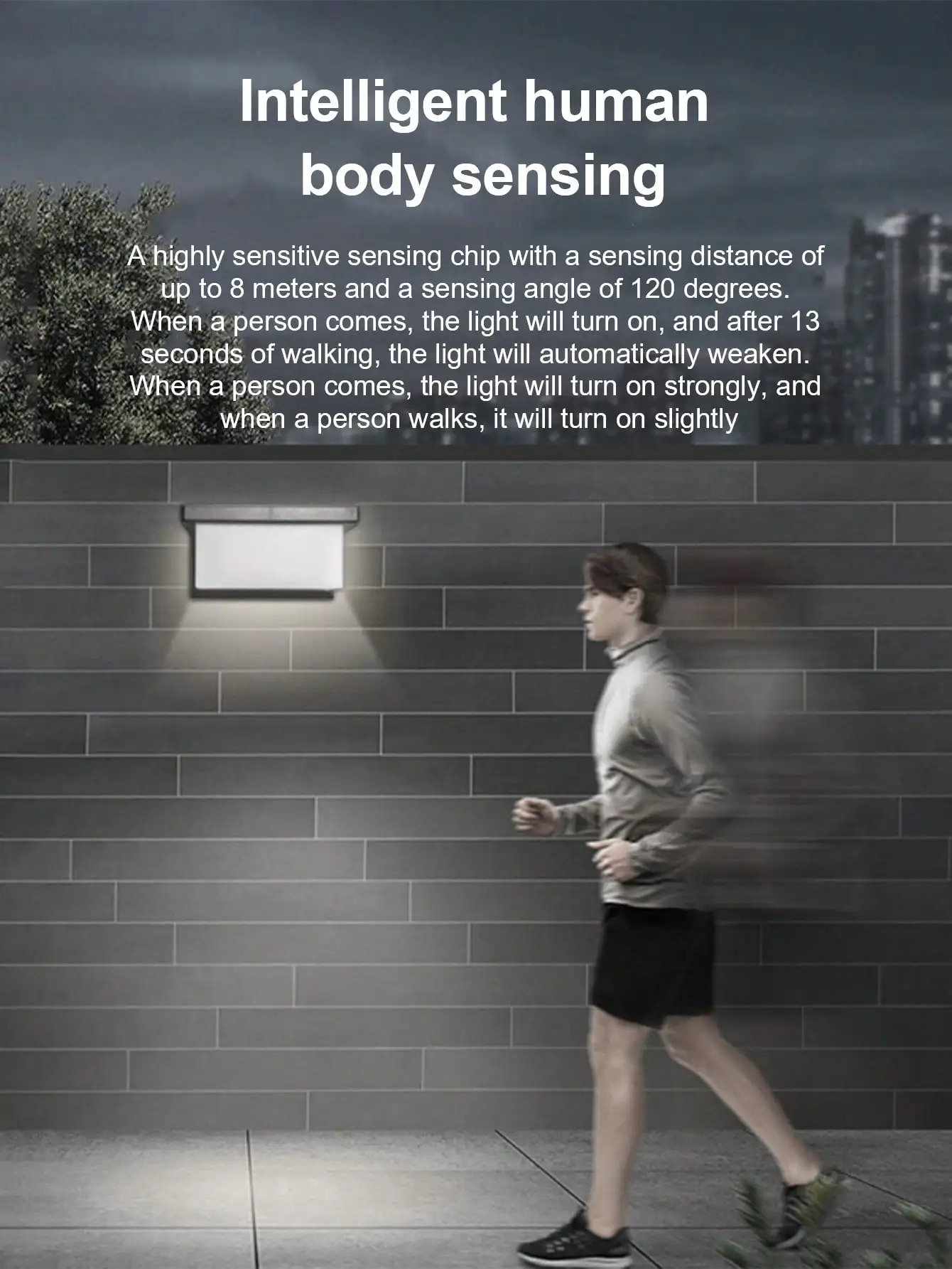 Solar LED Sunlight Reflector Wall Light: Outdoor Patio/Garden Lamp, Decorative, Warm AtmosphereSolar-Powered LED Reflector Wall