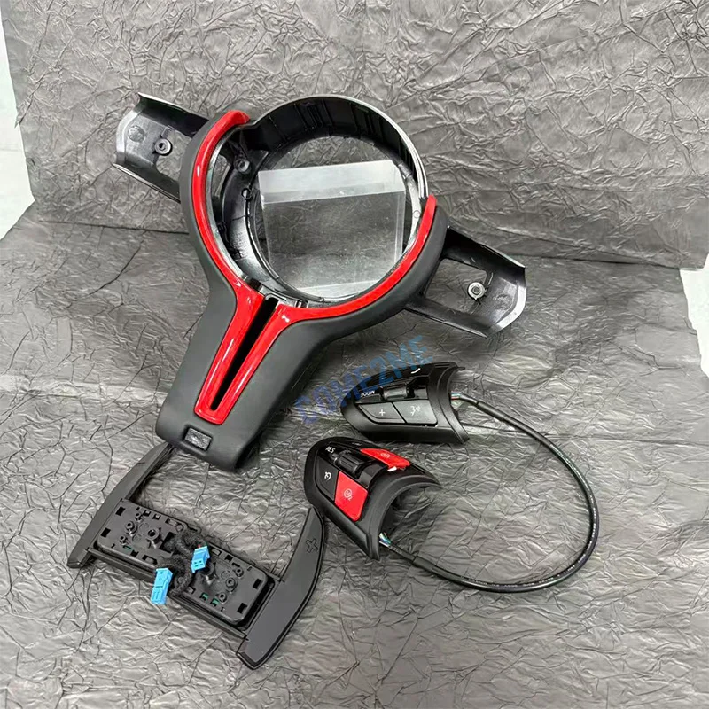 M Sport Steering Wheel Red Blue M1M2 Button Shift Paddles Suitable for BMW F01 F07 F10 F15 F16 F20 F21 F30 F31 F32 F33 F36 M3