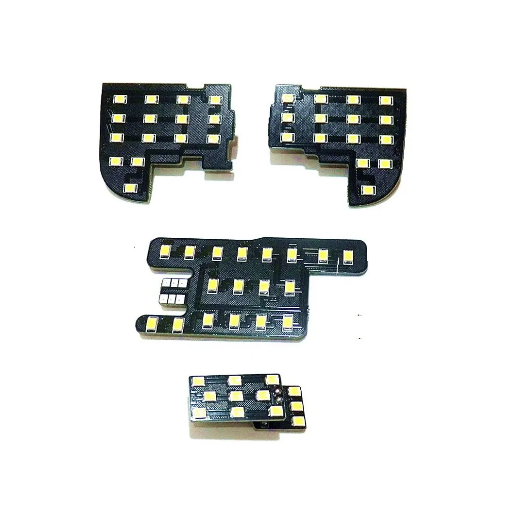 July King 4 pcs 6000K LED Interior Reading Lights Compatible for Honda Spirior 2009-2012, Car Dome Map Light, High Brightness
