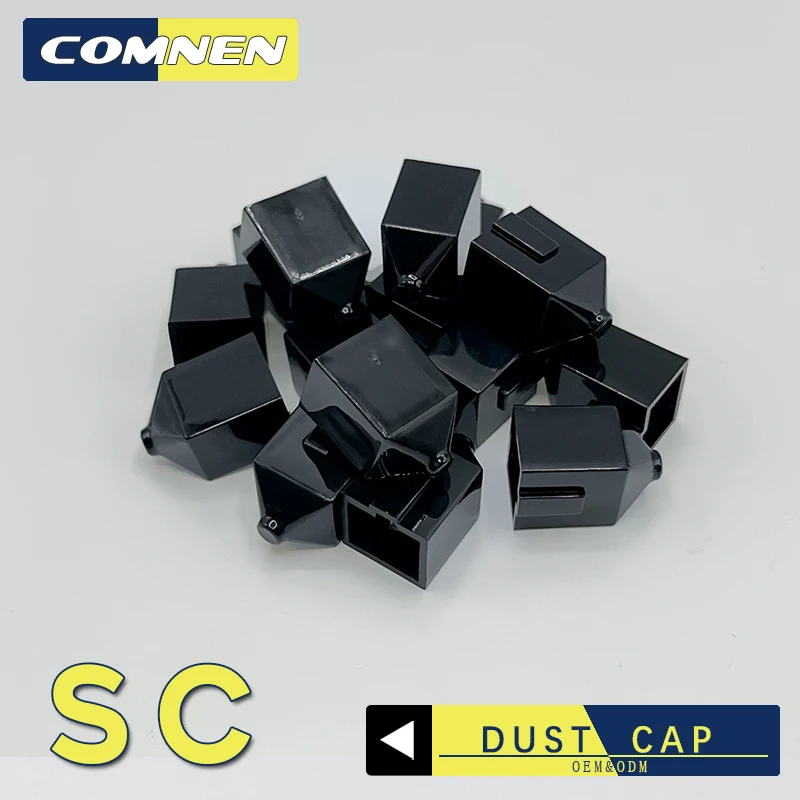 COMNEN SC Fiber Optic Dust Cap Sc connector fiber tool cable duster Protective Cap Cust Cover Network Plug Cover Optical Cat