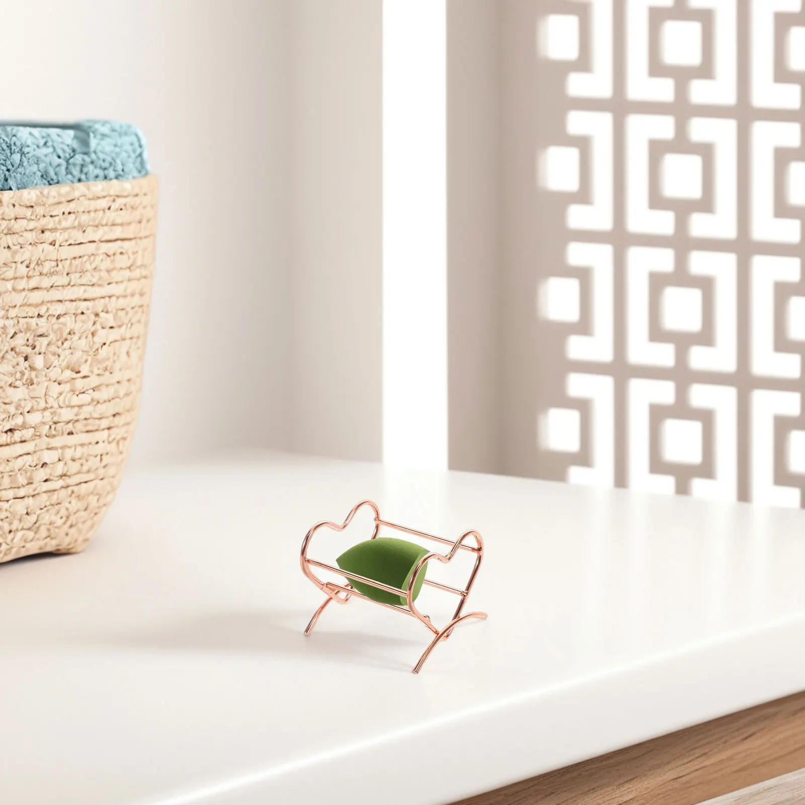 على شكل قلب مسحوق نفخة حامل القرع ماكياج الإسفنج تخزين الرف خلاط حامل الجمال البيض أداة حالة العرض الجاف الغرور