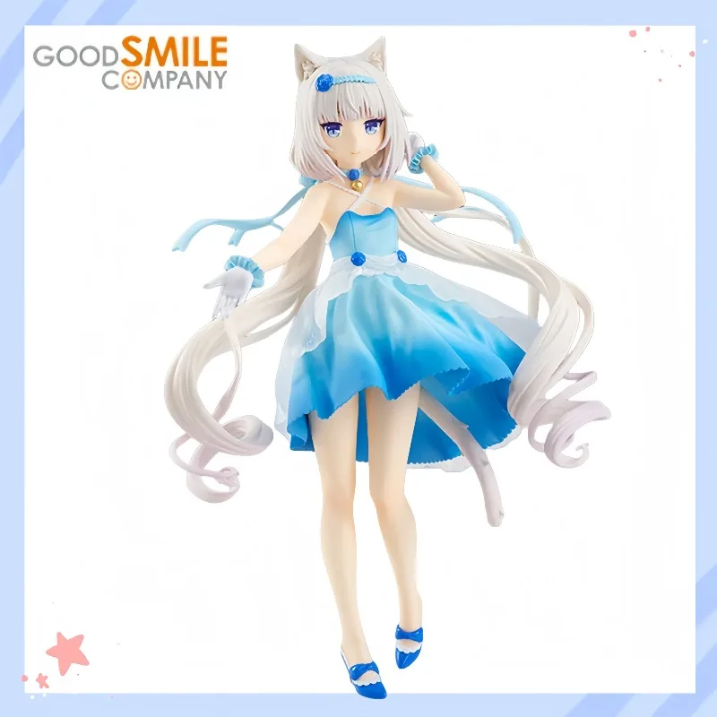 [En stock]Original Good Smile Company Pop Up Parade Nekopara Vanilla Vestido de cóctel Ver. Colección Serie Anime Figura Regalo