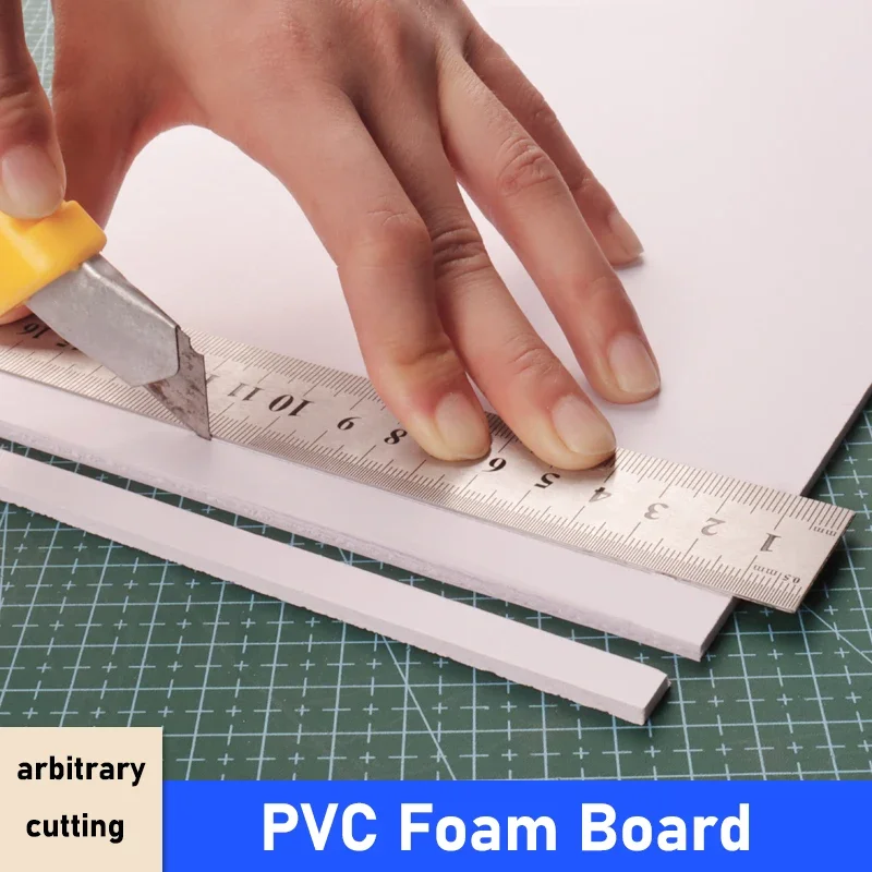 White PVC Foam Board For DIY Building Model Materials Handmade Model Making Material Plastic Flat Board