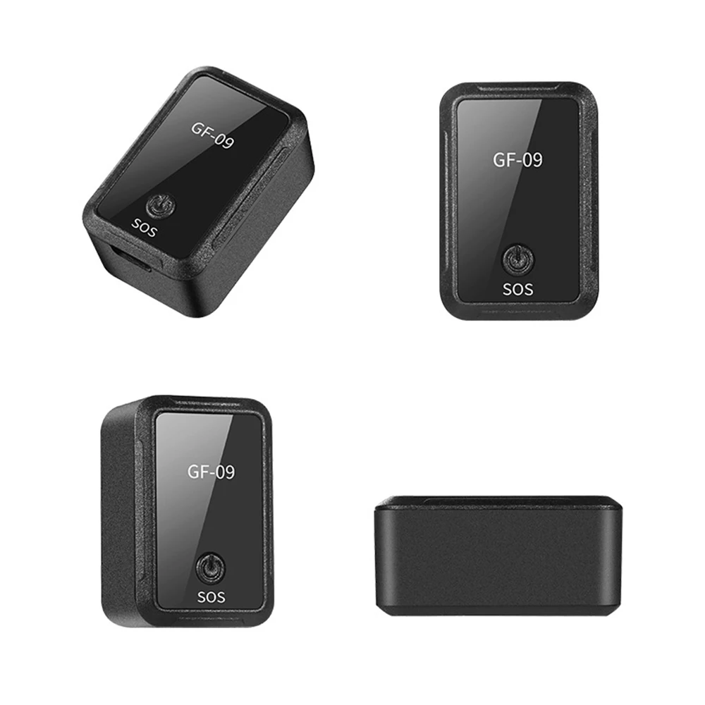 Anti-Verloren Mini Auto Gps Tracker Gf-09 Draagbare Locator Met Opname Spraakkaart Telefoon App Real-Time Tracking Auto Gps Navigatie