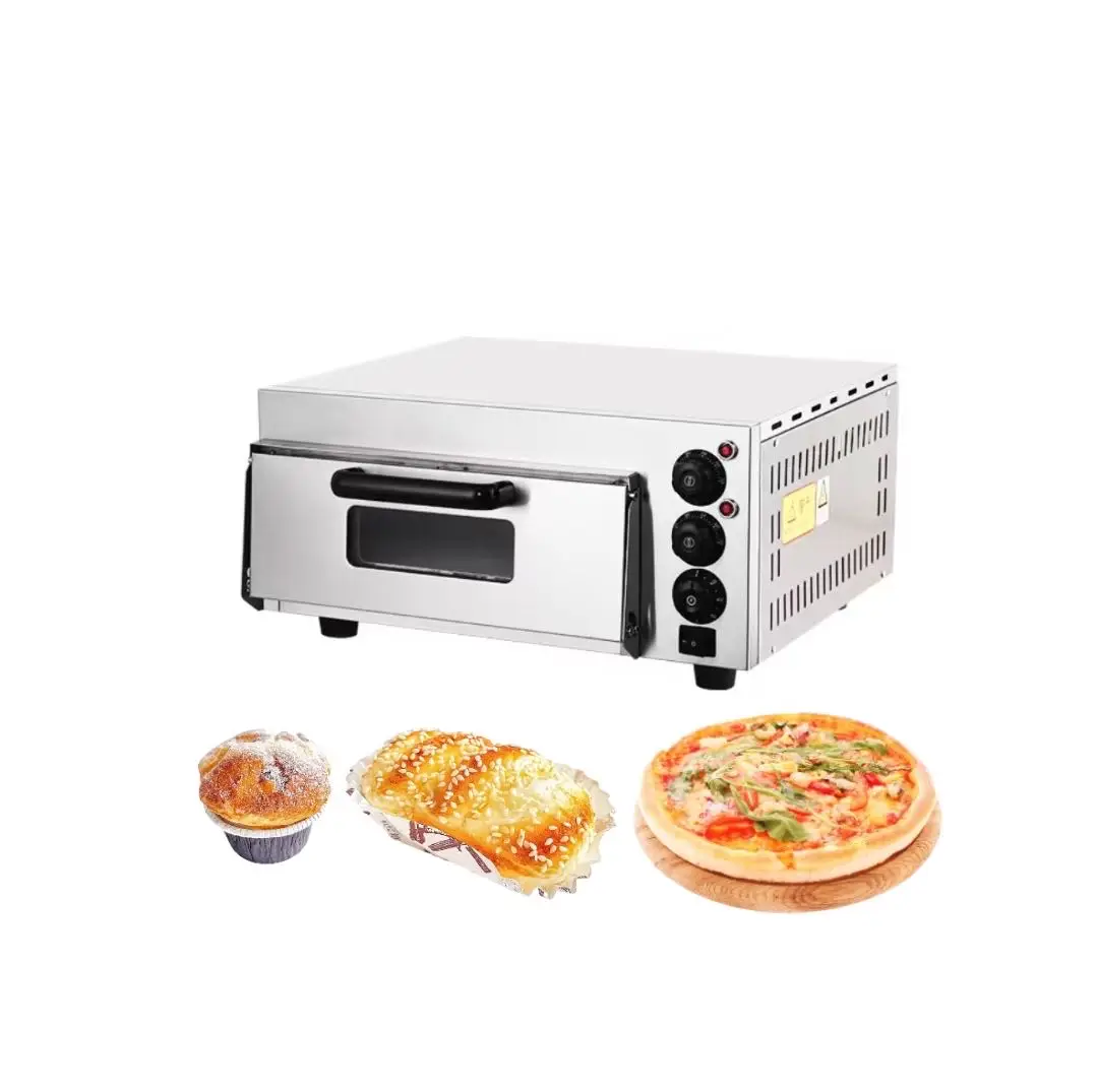 Commercial Electric Baking Oven Small Single-layer Professional Baking Machine Pizza Bread Bakery 2decks 2trays