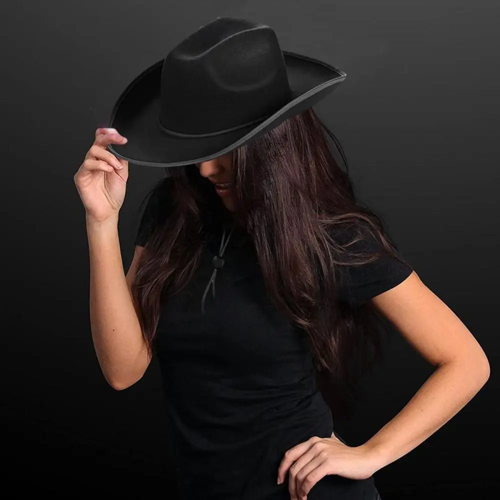 Fashion Cowboy Accessory Cowboy Hat Cosplay Costume Party Cowgirl Hat Performance Bachelorette Party Hat Women