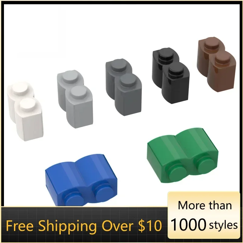 10 Uds. Partículas de ensamblaje de alta tecnología 30136 1X2 Kit de bloques de construcción de troncos Idea de pieza DIY juguetes para niños regalos de cumpleaños