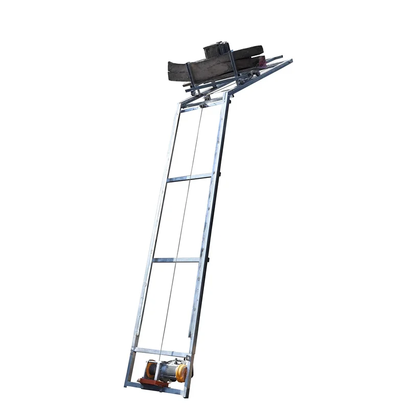 Adjustable Electric Solar Panel Lift Elevator Ladder Platform Wire Rope PV Panel Roof Lifting