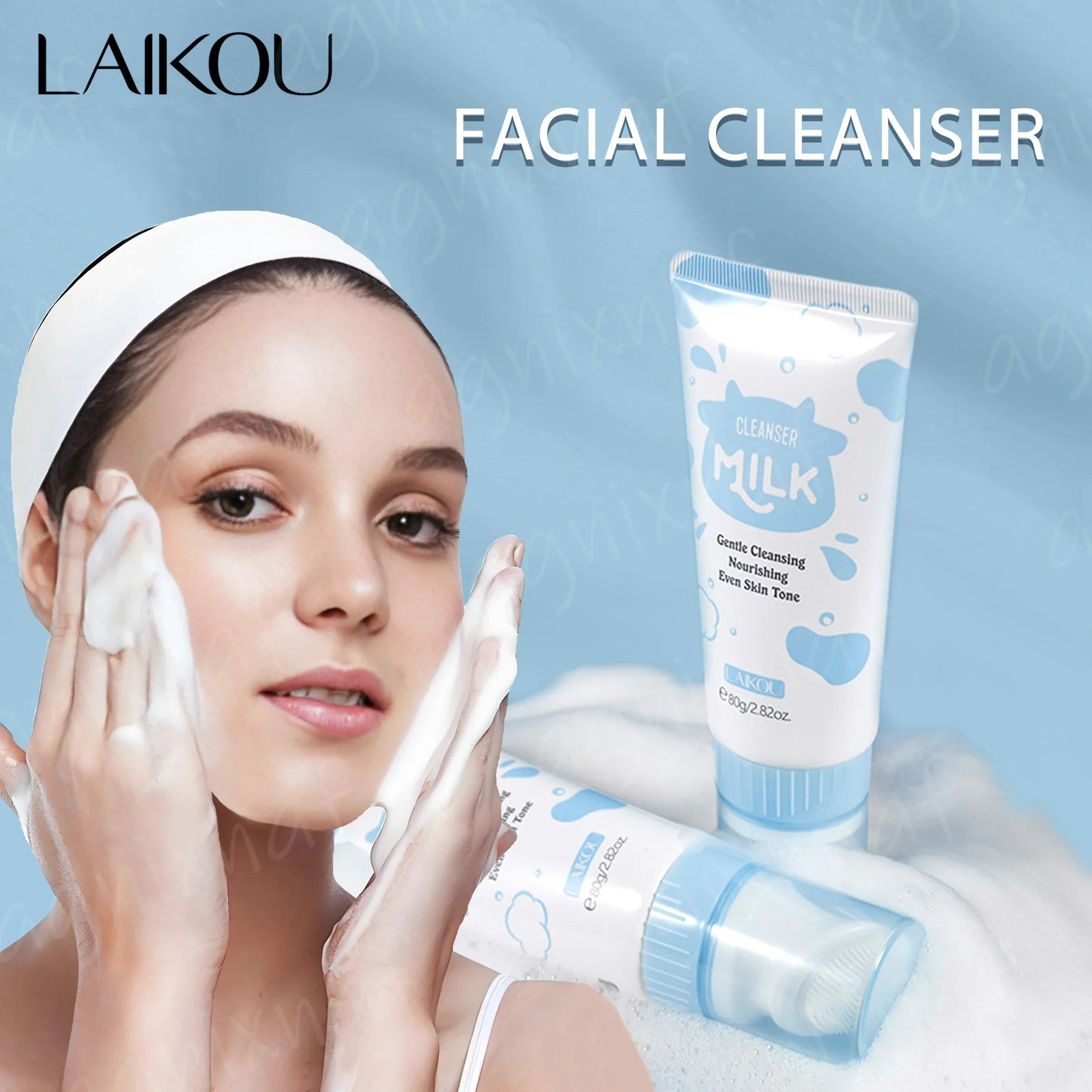 

Natural Milk Facial Cleanser 80g – Moisturizing & Gentle Foam for Acne-Prone & Sensitive Skin