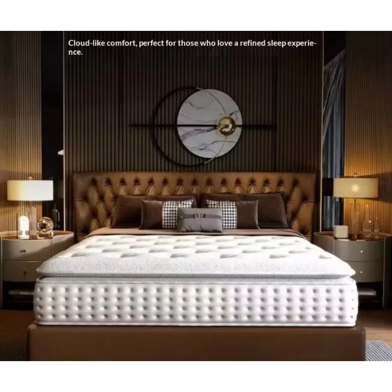 Extra Thick Rolled Package Independent Pocket Spring Mattress 20cm for Modern Bedroom Household Hotel Guesthouse Use
