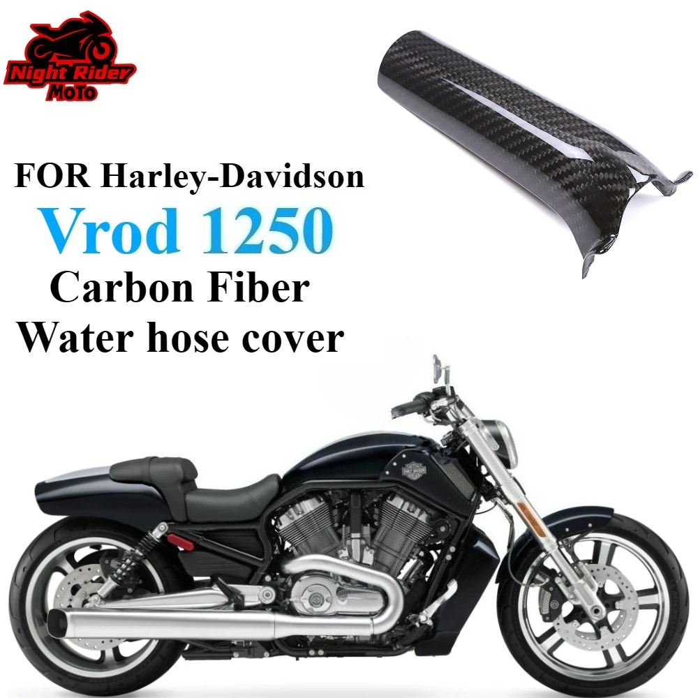 

Carbon Fiber For Harley Davidson Vrod 1250 2021 2022 2023 2024+ Motorcycle Modified Parts Side Fairing Water hose cover