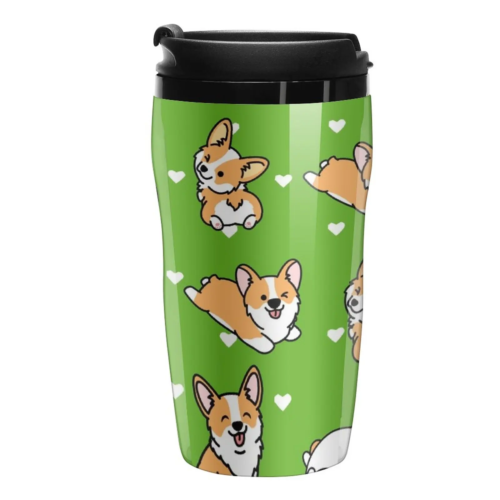 New Kawaii Corgi Travel Coffee Mug Coffee Cup Sets Mate Cup