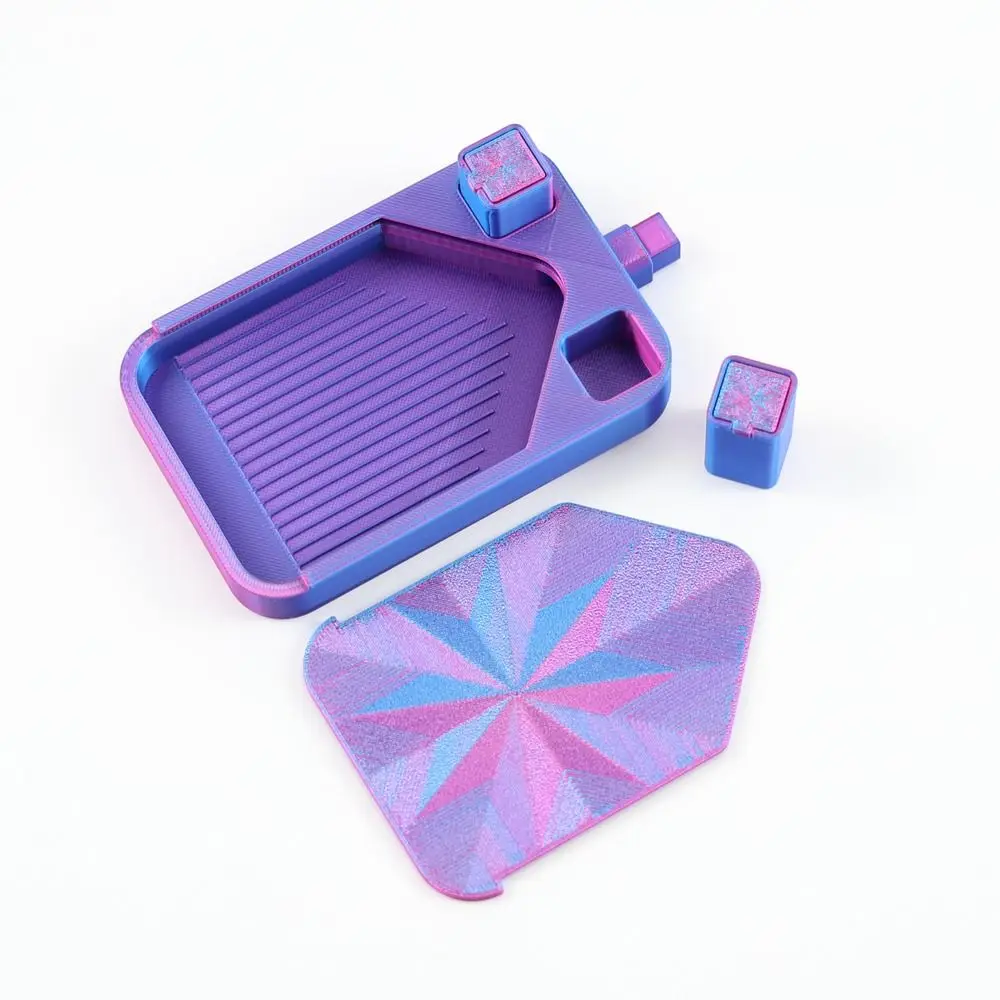 DIY Craft Diamond Painting Tray with Lid Beading Plates Garbage Can Diamond Painting Tray Embroidery Multi Functional