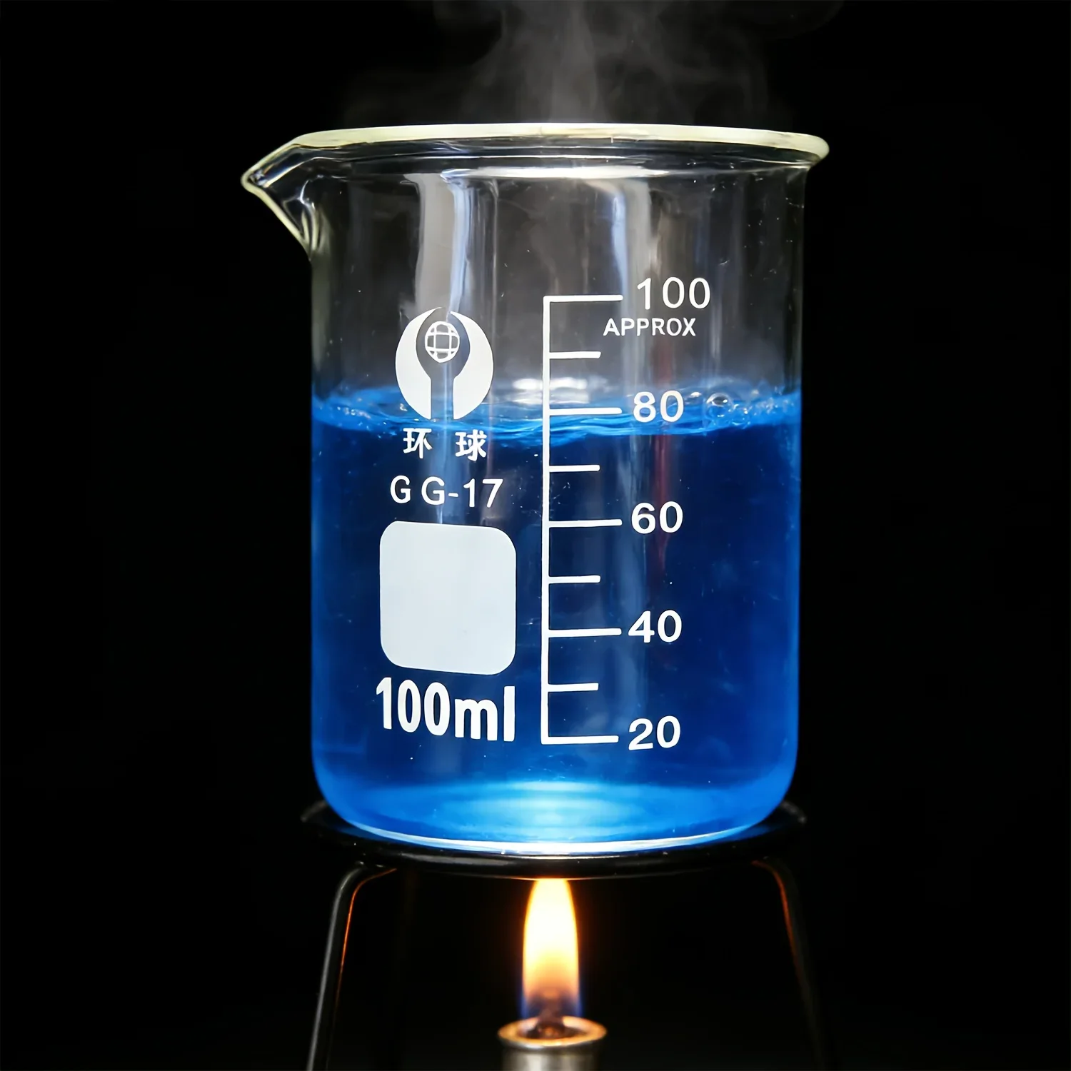Fotografia 5: 1 copo de vidro de borosilicato de silício, copo medidor, vários tamanhos, adequado para laboratório, medição de líquidos, observação de líquidos