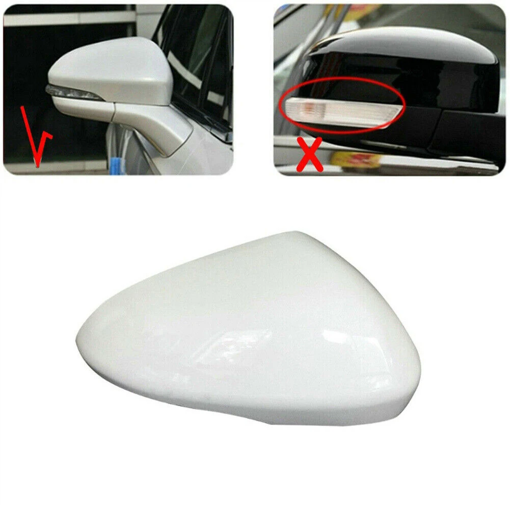Ersatz der rechten Beifahrerseitenspiegelabdeckung aus ABS-Material für Ford Fusion 2013 2021. Passend für PEARL White Exterior