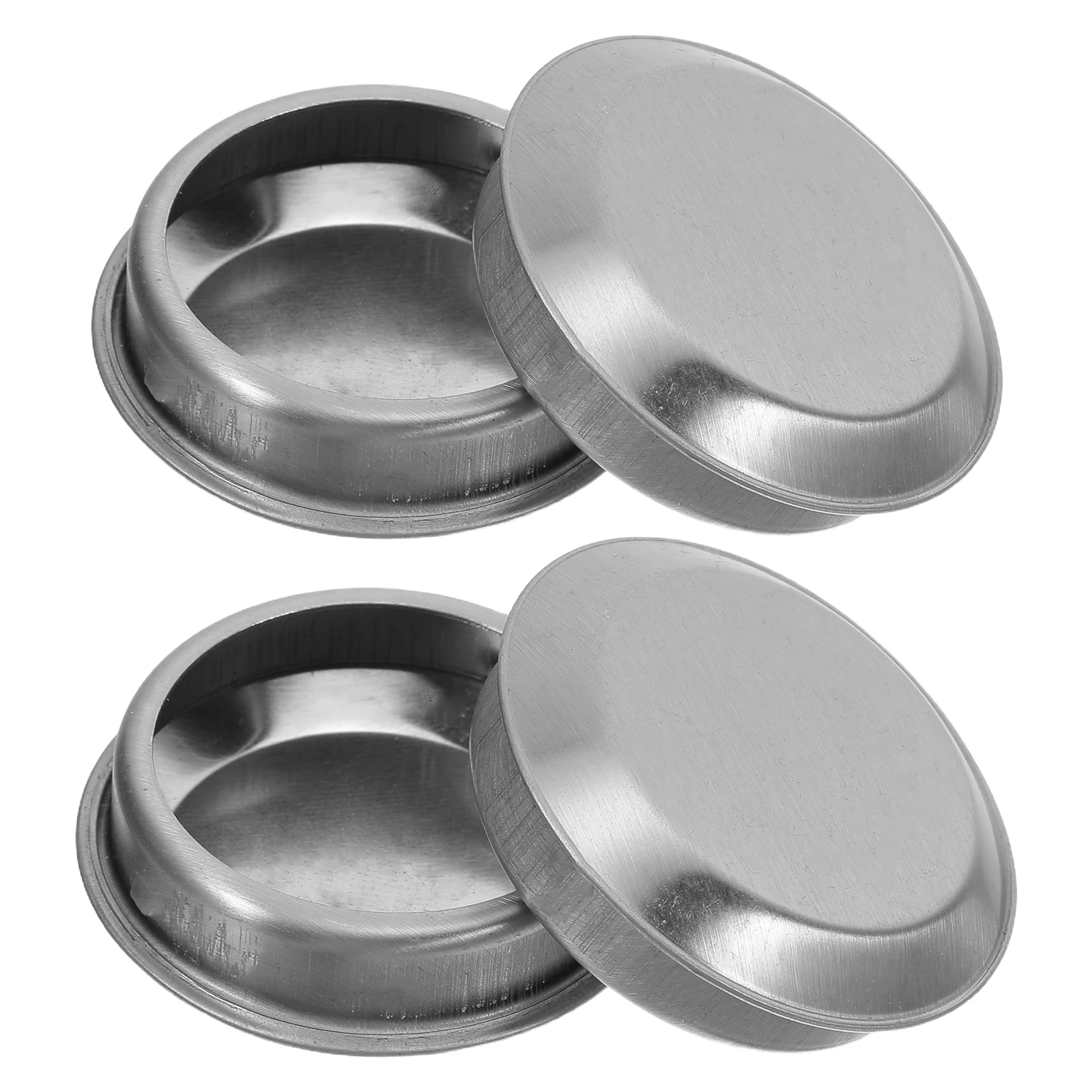 

4Pcs Sink Overflow Cover Metal Round 38Mm Decorative Kitchen Basin Cap Simple Maintenance for Sink Accessory Protection