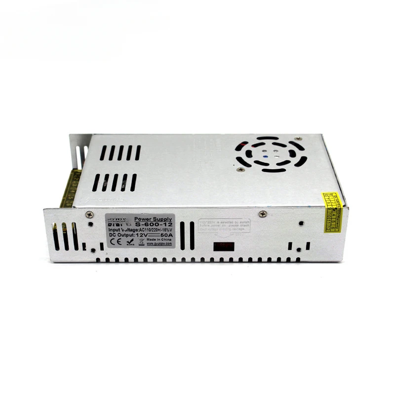 

12V 24V 36V 48V 60V 72V 600W LED Strip Light CCTV Motor IP20 Indoor Switching Power Supply Transformer AC DC Driver SMPS