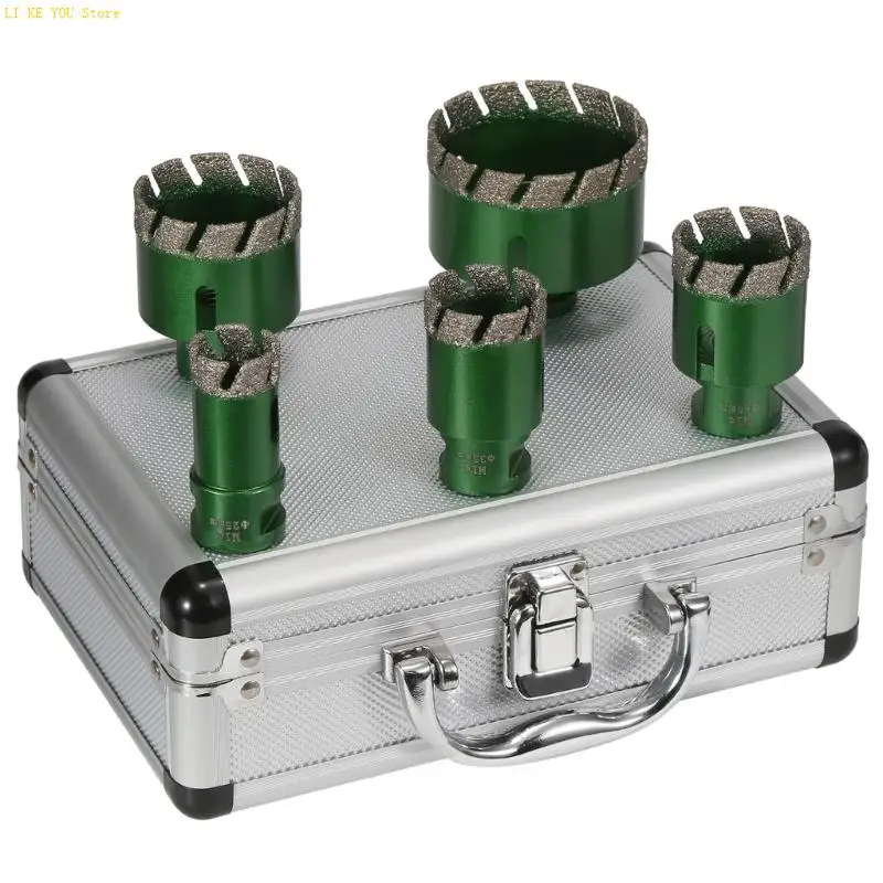 Máy cắt lỗ Diamantine nhiều vật liệu W3JE cho đá ốp kính 6-50mm Thiết kế hàn đồng