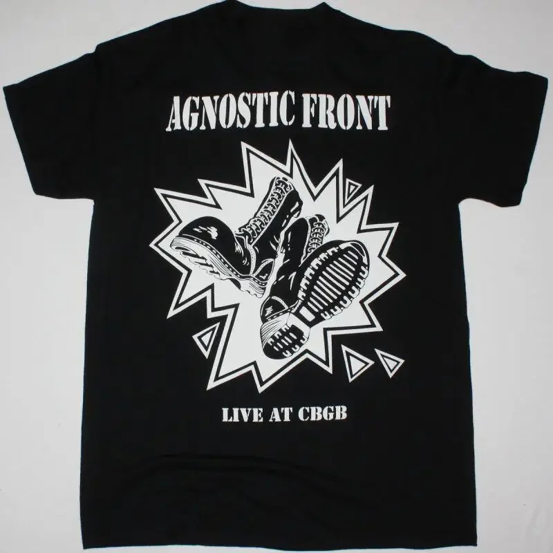 New AGNOSTIC FRONT LIVE AT CBGB'S For Fans S 5XL T Shirt CR151