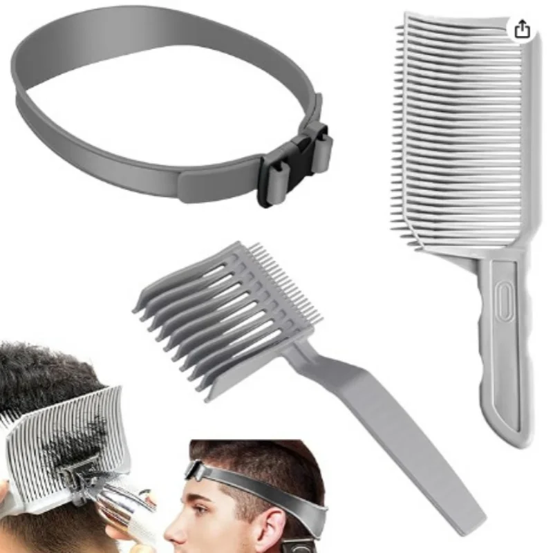 DIY Home Hair Trimming Haircuts Curved Headband Barber Fade Combs Set Hair Cutting Tool For Gradient Hairstyle Shaving Template image 6